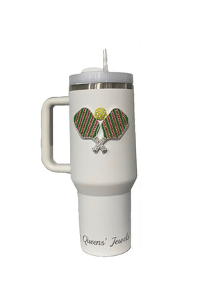 Pickleball Jeweled Tumbler