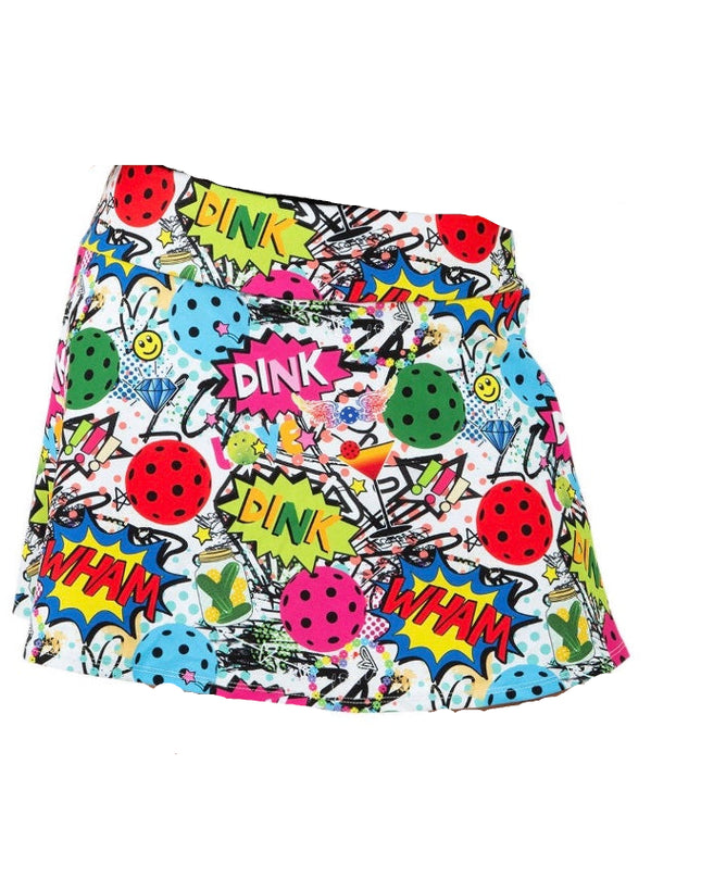 Dink Dink Wham Pickleball Skort