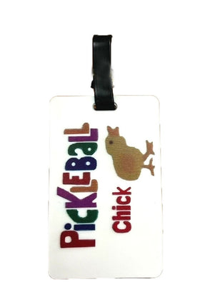 Pickleball Chick Luggage Tag