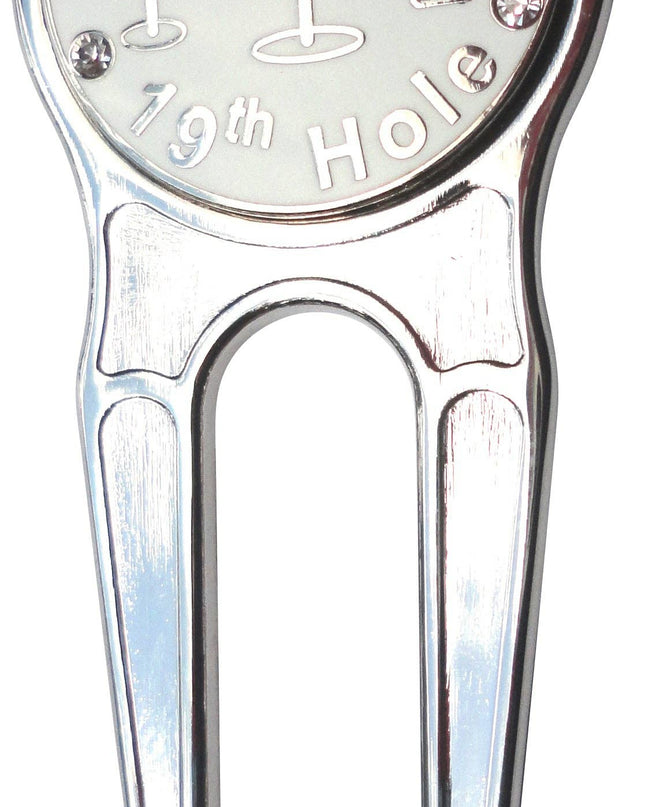 19th Hole w/ Crystals Ball Marker