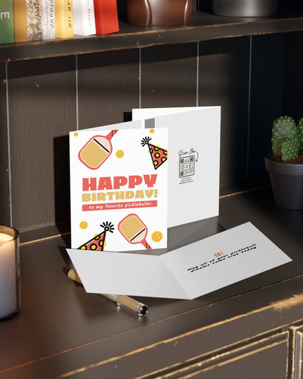 Happy Birthday To My Favorite Pickleballer Greeting Card