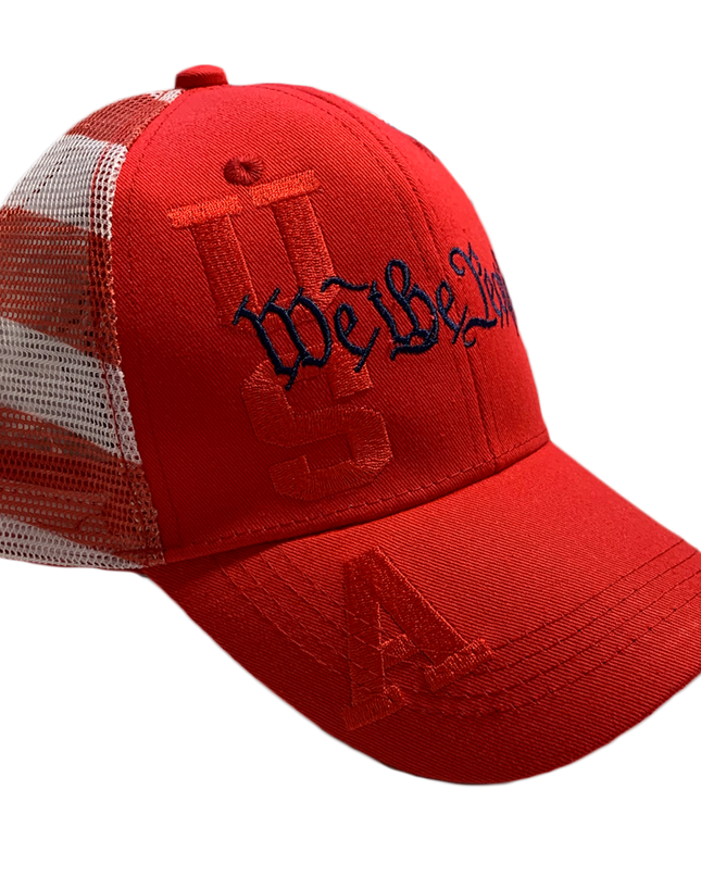 We The People Flag Mesh Hat