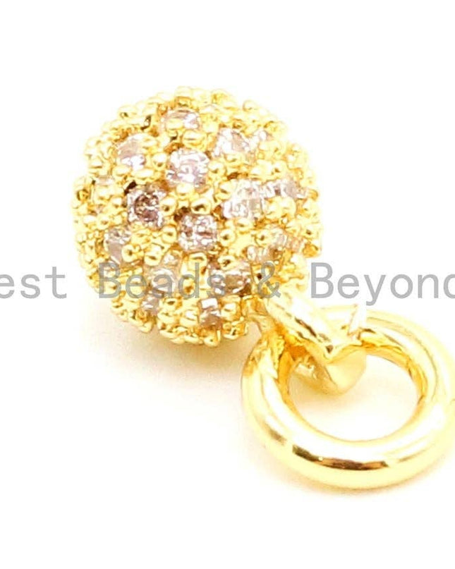 Pickleball Pave Ball Charm