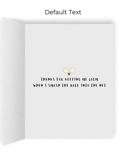 Best Pickleball Partner Ever Greeting Card