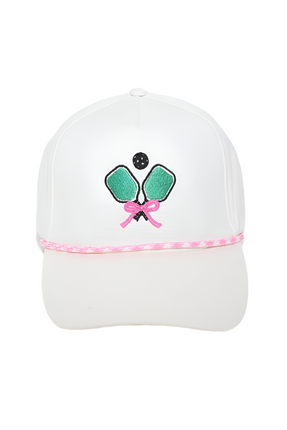 Pickleball Club Embroidered Piped Hat