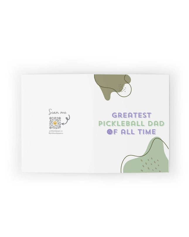 Greatest Pickleball Dad of All Time Greeting Card
