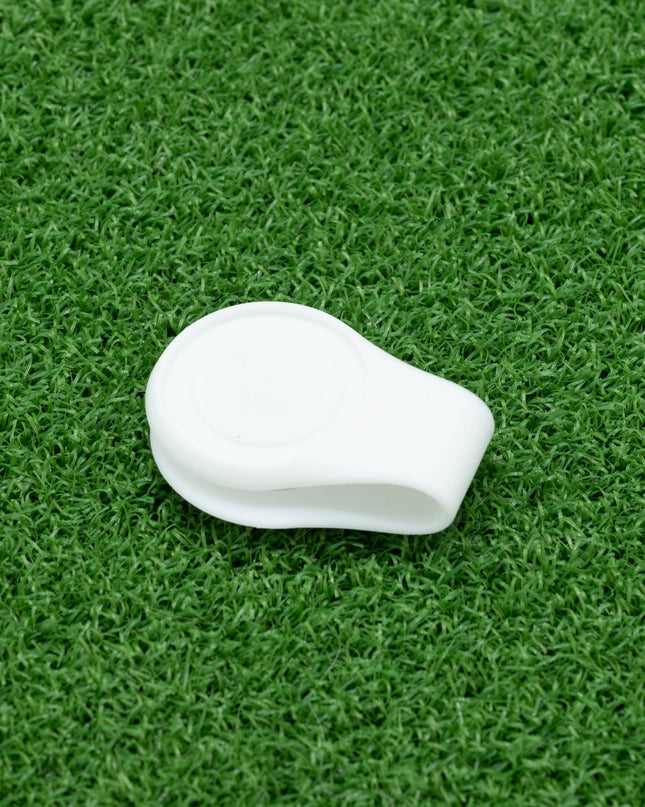 White Magnetic Silicone Hat Clip