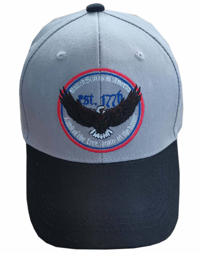 Eagle Emblem Hat (Light Grey)