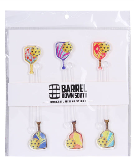 Pickleball Cocktail Stirrers V2