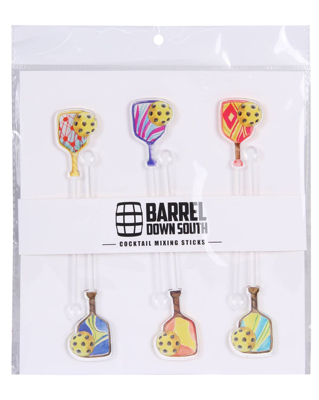 Pickleball Cocktail Stirrers V2