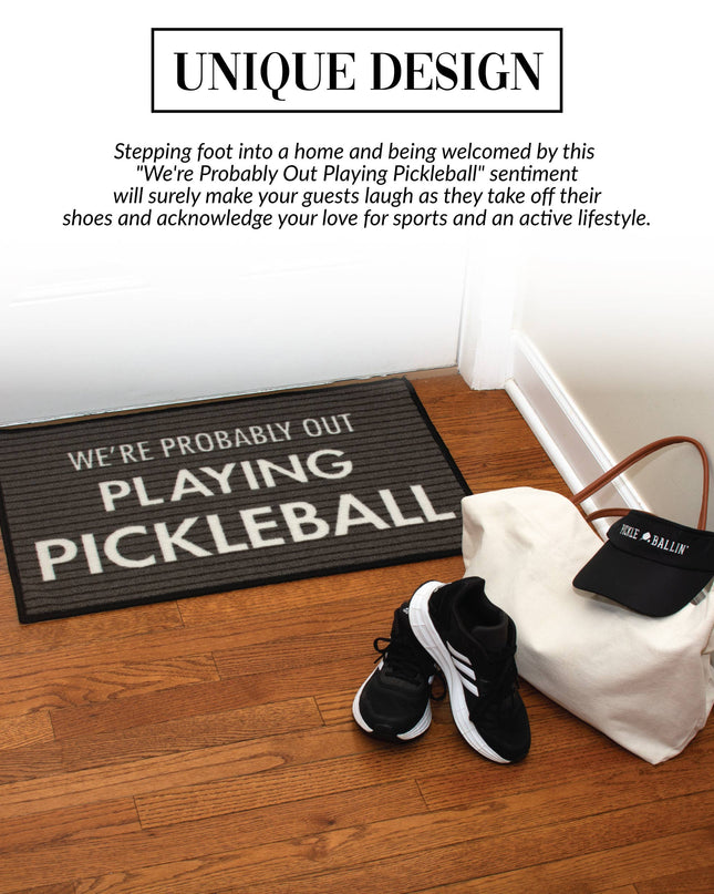 Pickleball - 27.5" x 17.75" Floor Mat
