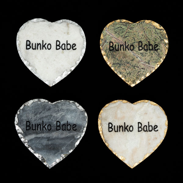 Bunko Babe Coasters - Set of 4