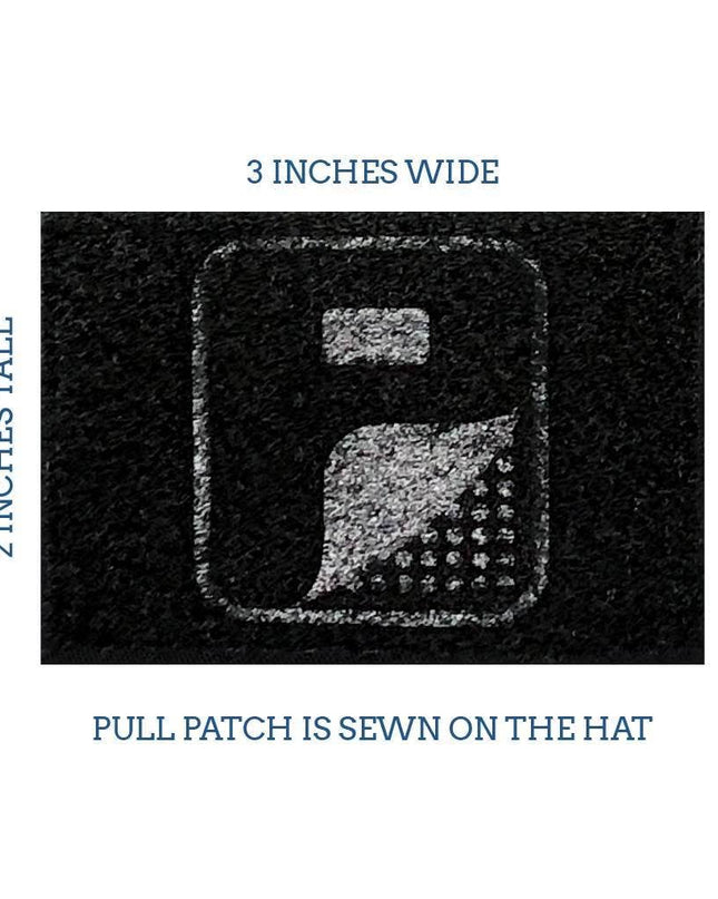 Dad Hat With A Pull Patch By Snapback - White