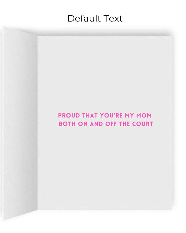 Best Pickleball Mom Ever Greeting Card