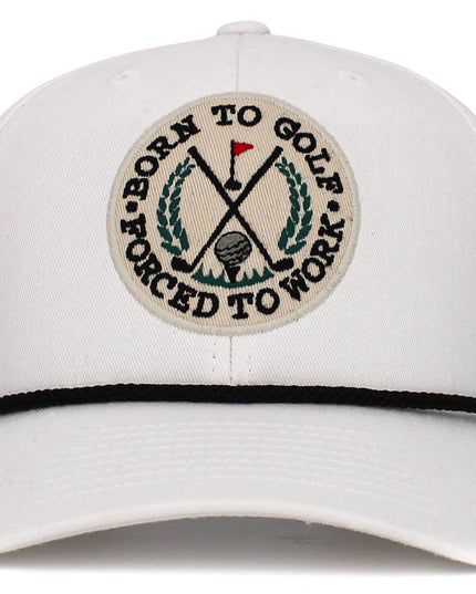 Born to Golf Forced to Work Ballcap