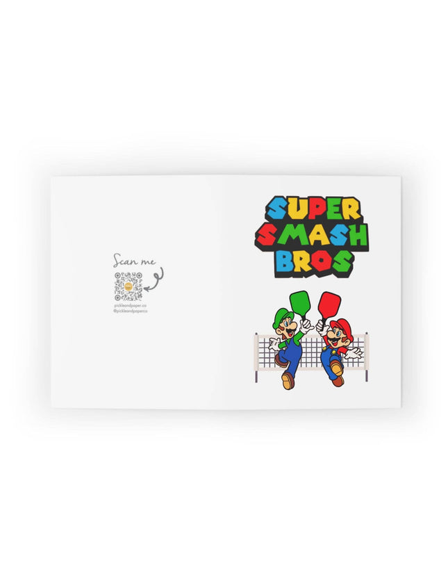 Super Smash Bros Pickleball Greeting Card