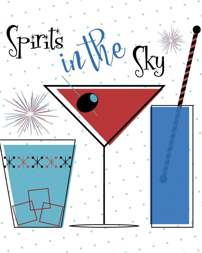 Spirits in the Sky Cocktail Napkin