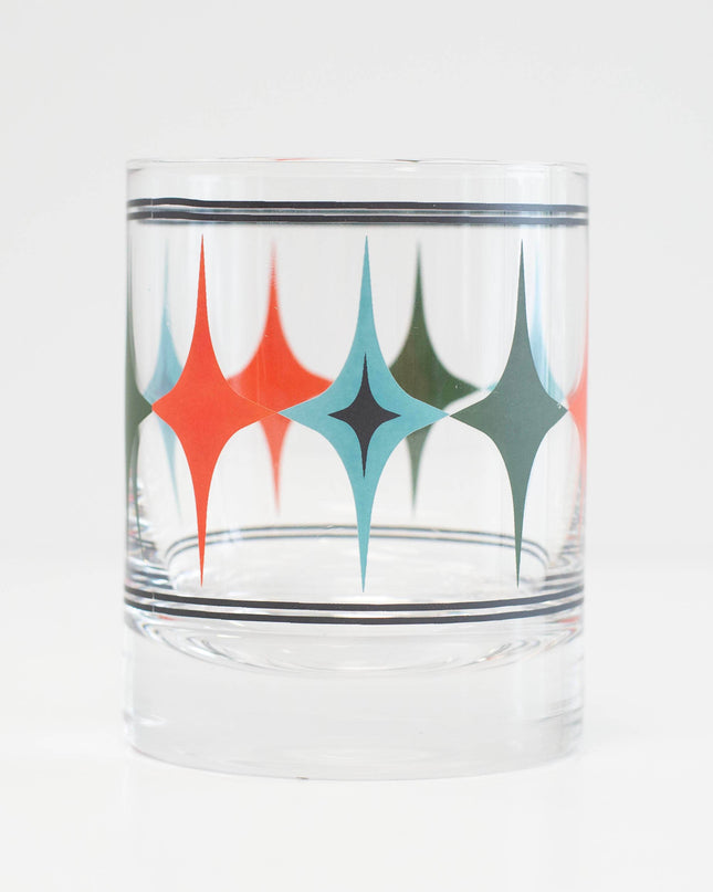 Starlight Diamond Row Vintage Whiskey Cocktail Glass