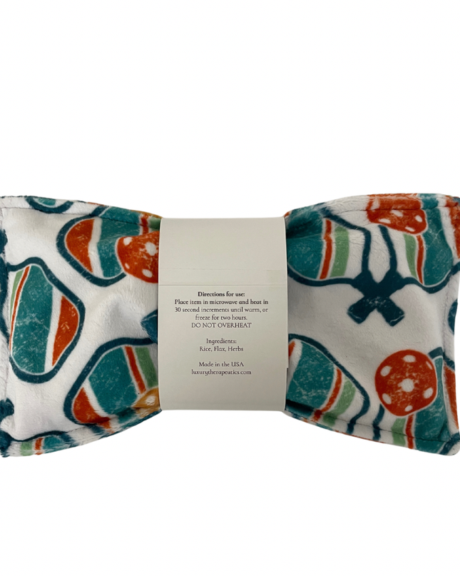 Soothing Eye Pillow Rectangle- Pickleball Paddle White