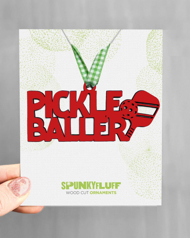 Pickleballer Ornament