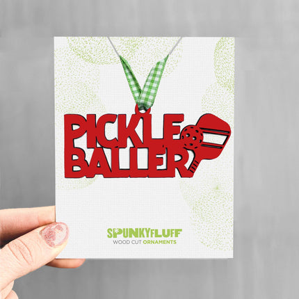 Pickleballer Ornament