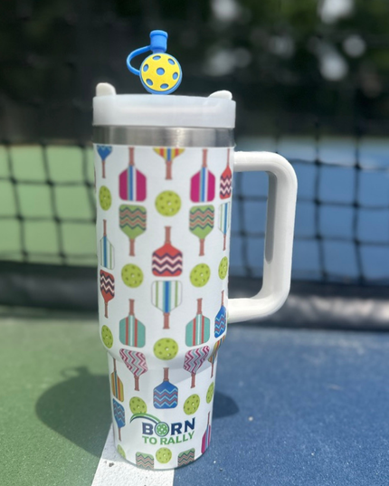 Pickleball 30oz Tumbler- Multi Paddle