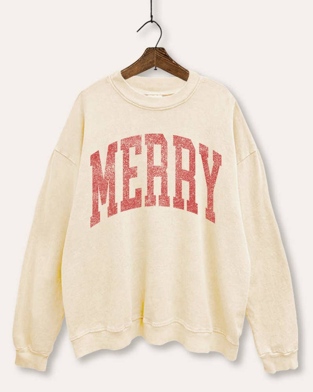 "MERRY" SWEATSHIRT