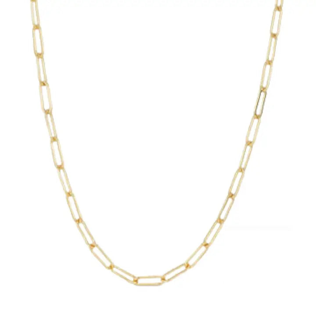 The "Carla" Chain Paper Clip Chain Necklace for Charms