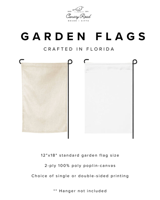 At the Pickleball Court Garden Flag