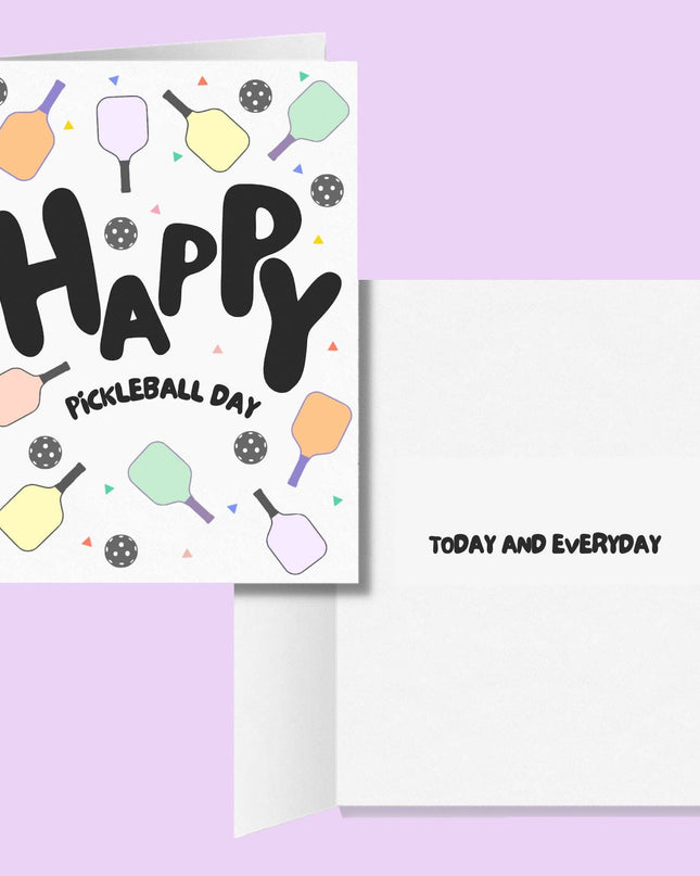 Happy Pickleball Day Greeting Card
