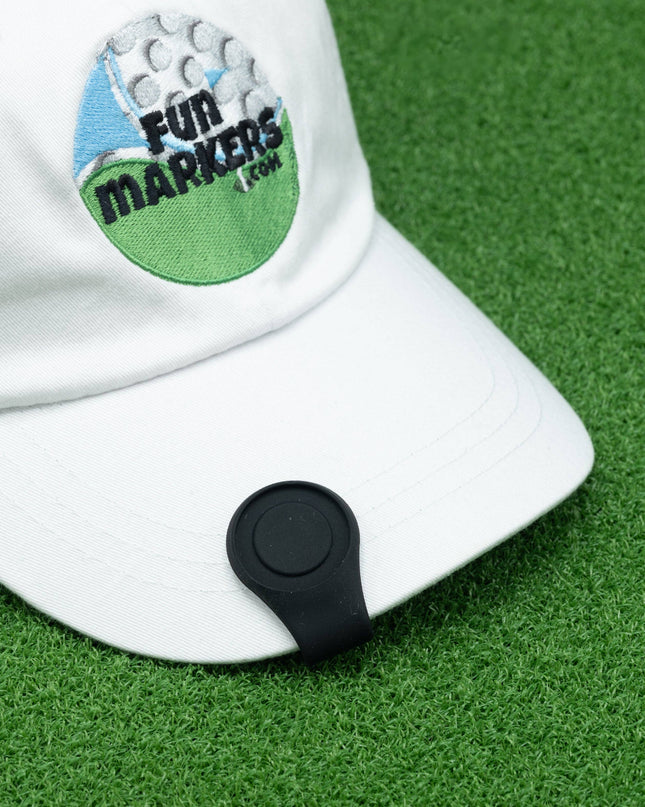 Black Magnetic Silicone Hat Clip
