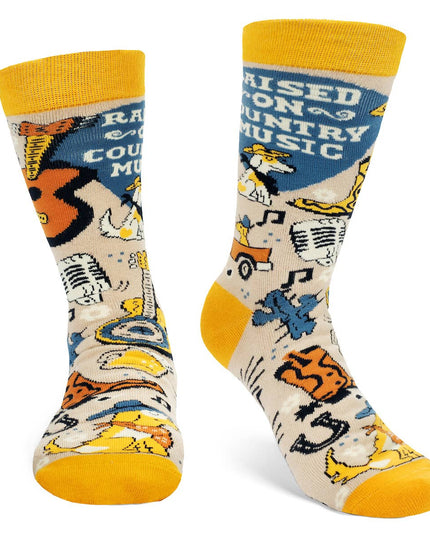 Raised on Country Music Socks
