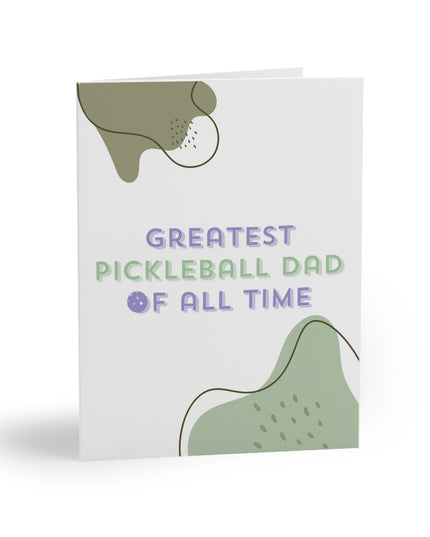 Greatest Pickleball Dad of All Time Greeting Card