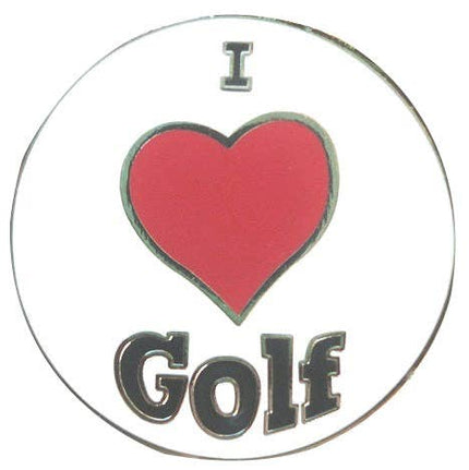 I Love Golf Ball Marker