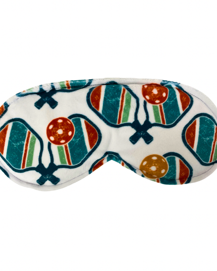 Soothing Eye Pillow w/Removable Cover- Pickleball White