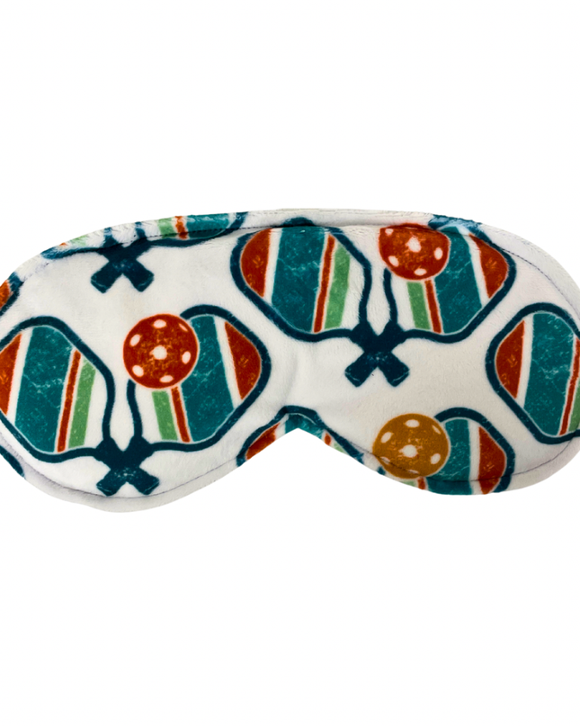 Soothing Eye Pillow w/Removable Cover- Pickleball White