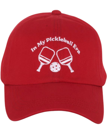 In My Pickleball Era Embroidered Baseball Cap