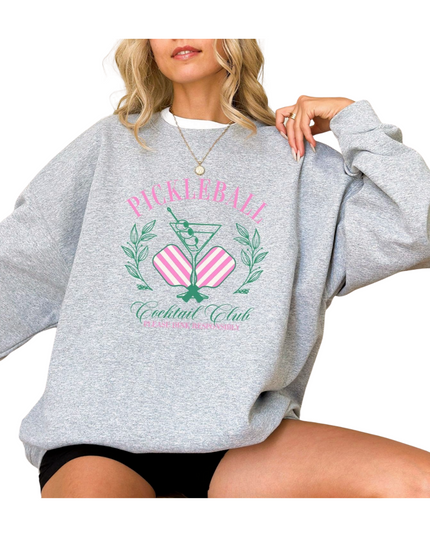 Pickleball Cocktail Club Sweatshirt