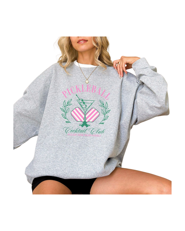 Pickleball Cocktail Club Sweatshirt