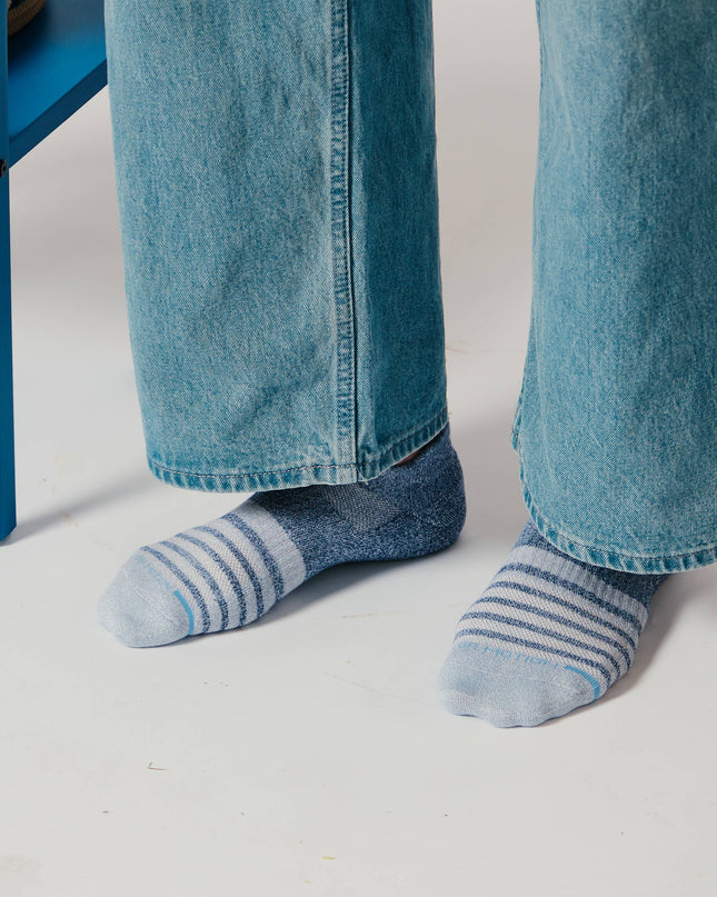 Contrast Stripe | Ankle Compression Socks For Men