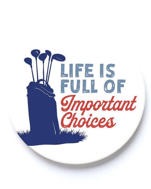 Car Coaster-Golf Life Is Full