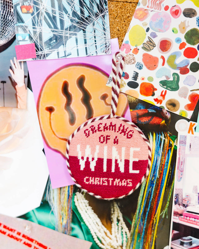 Wine Christmas Ornament