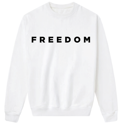 Freedom Sweatshirt White