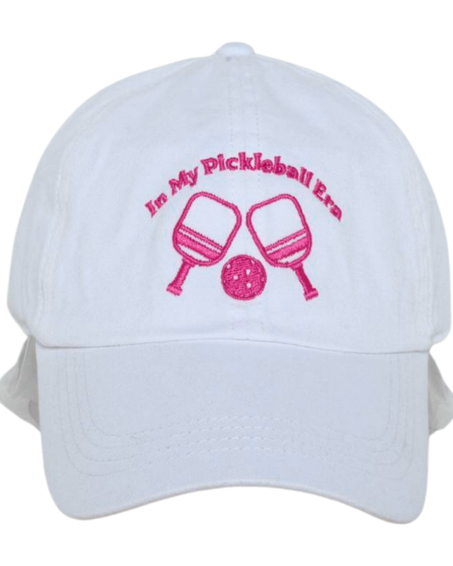In My Pickleball Era Embroidered Baseball Cap