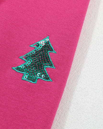 Merry Sequin Letters Sweatshirt