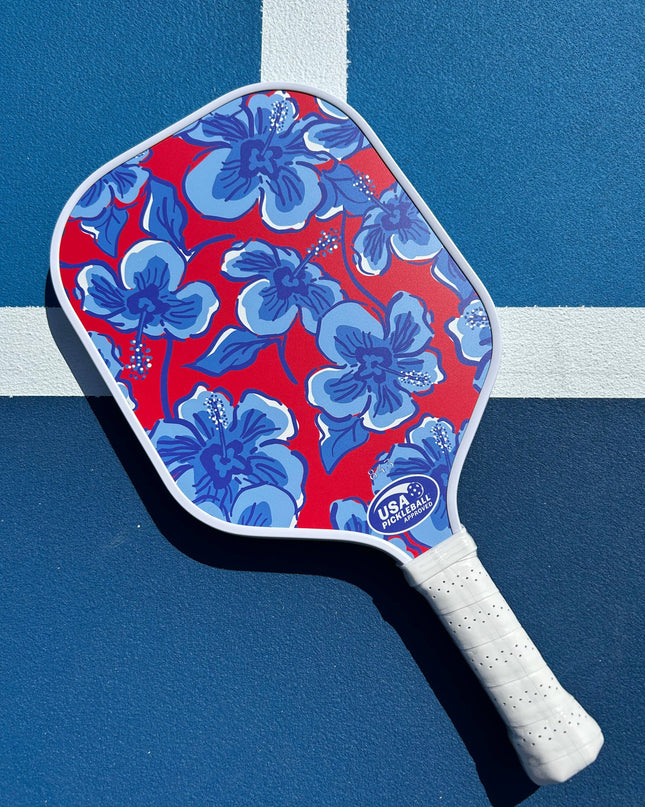 Hibiscus 2 Designer Pickleball Paddle