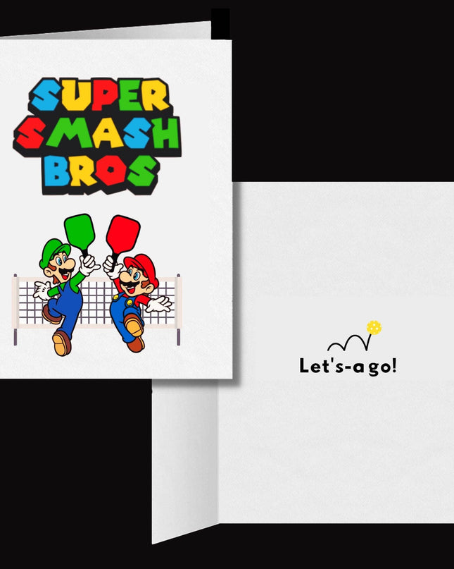 Super Smash Bros Pickleball Greeting Card
