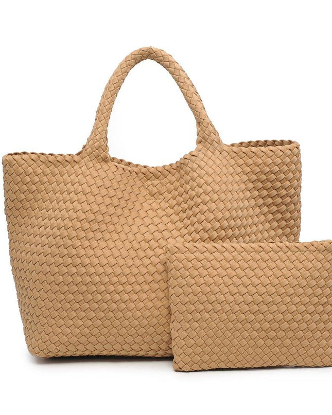 Sky's The Limit - Large Woven Neoprene Tote