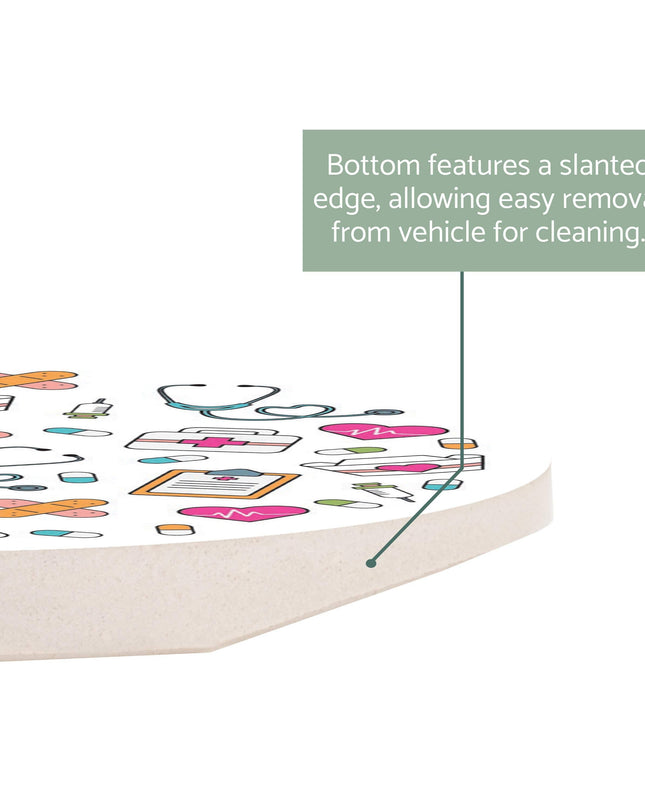 Car Coaster-Colorful Nursing Icons