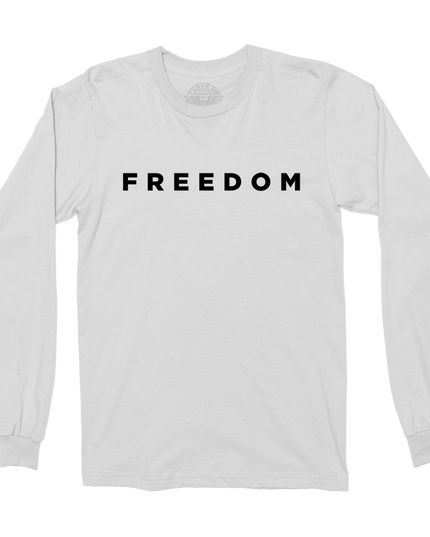 Freedom Long Sleeve Tee Black (Only)